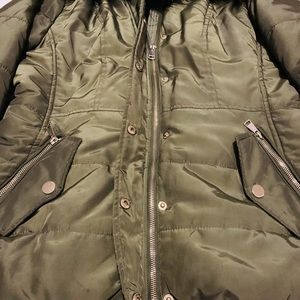 Women’s Coat with Fur Hood